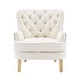 preview thumbnail 2 of 9, Almond Boucle Nailhead Club Chair by Christopher Knight Home