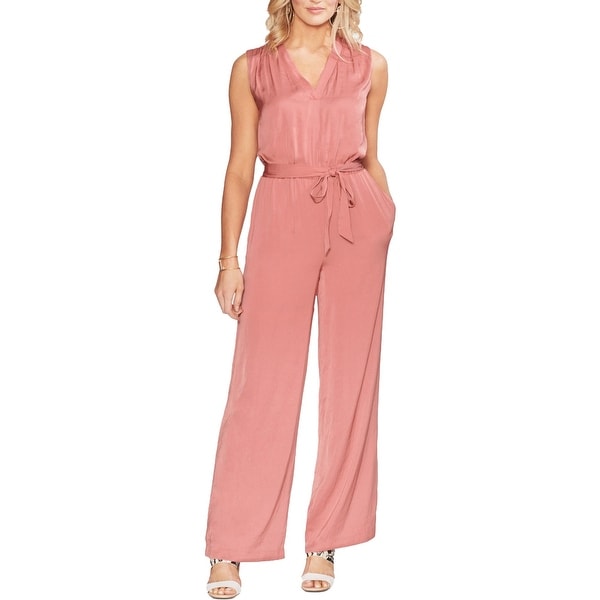 vince camuto lace trim jumpsuit