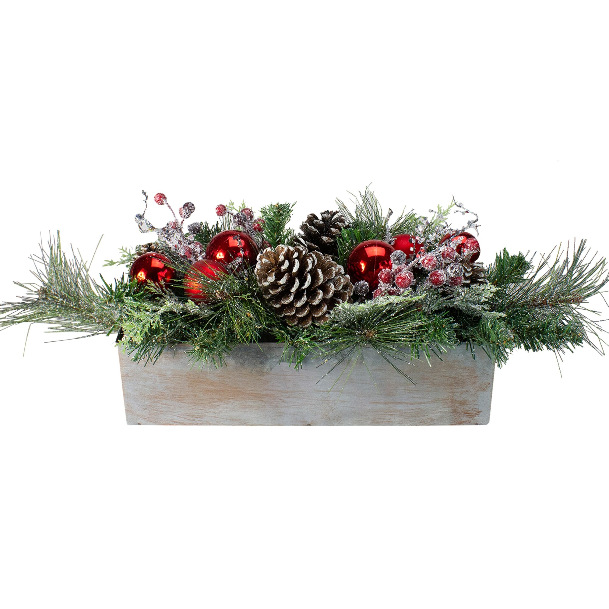 Shop 26 Mixed Pine Ornament Pine Cone And Berry Artificial