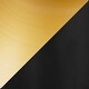 preview thumbnail 11 of 10, Strick & Bolton Morino Glam Floor Lamp - Black/Gold