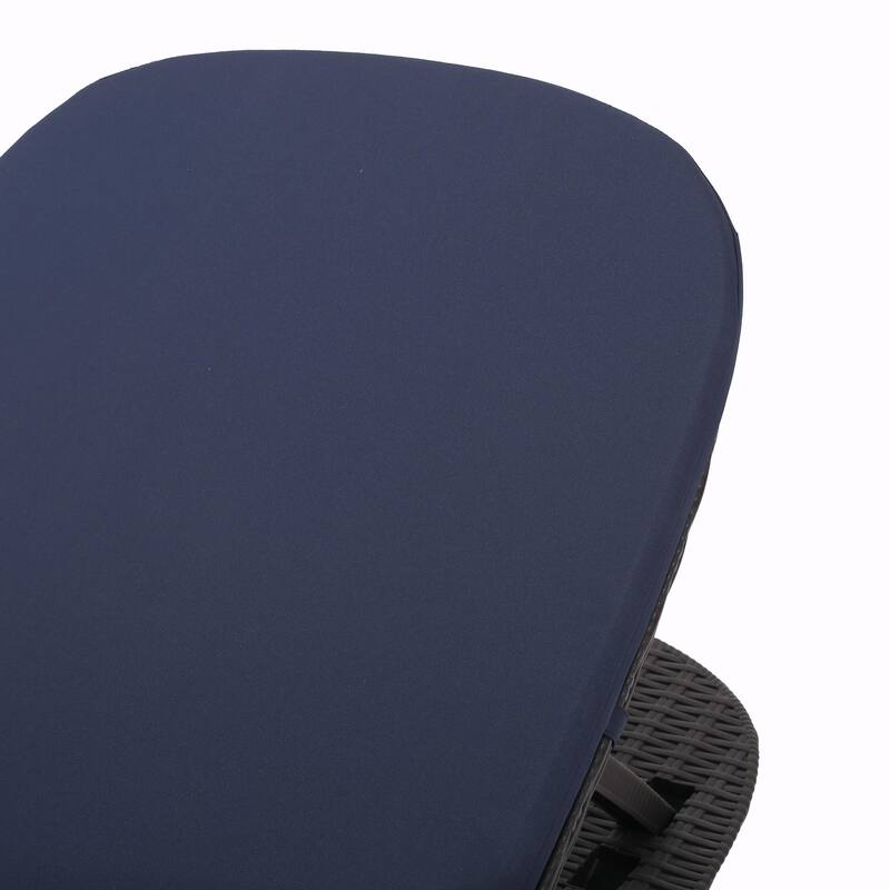 rgonomic Outdoor Chair with Wicker Texture - Durable, Comfortable Cushion, Stable Design