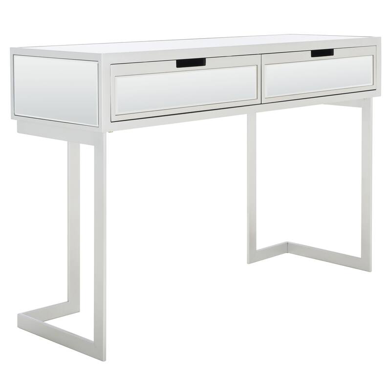 SAFAVIEH Trula 2-Drawer Mirrored Desk