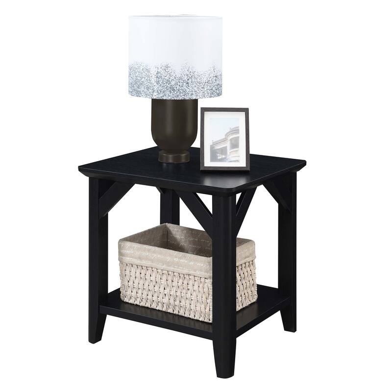 Convenience Concepts Winston End Table with Shelf