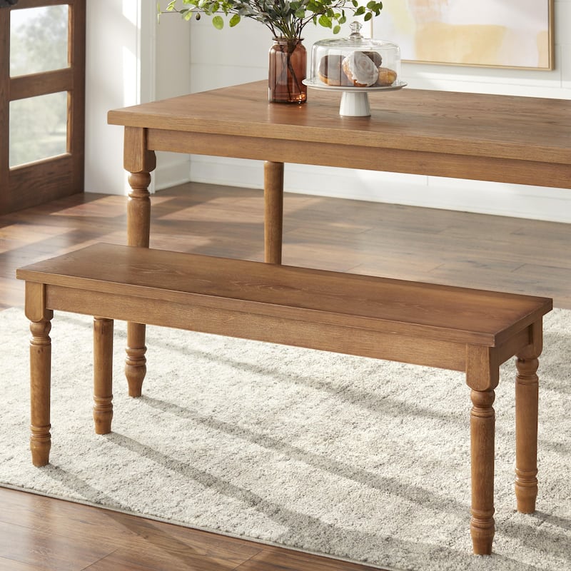 Simple Living Burntwood Dining Bench