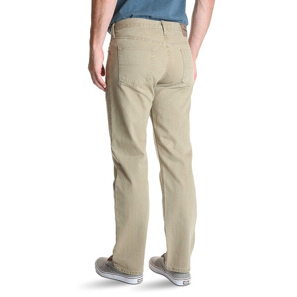 wrangler khaki 5 pocket pants