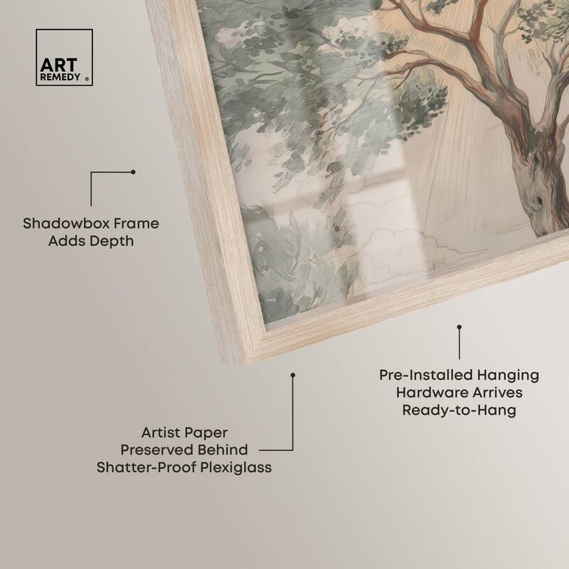 Emanating Branches II Shadowbox by Art Remedy