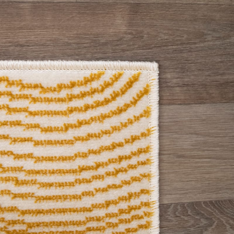 Porch & Den Schoeler Striped Scale Contemporary Indoor/Outdoor Area Rug