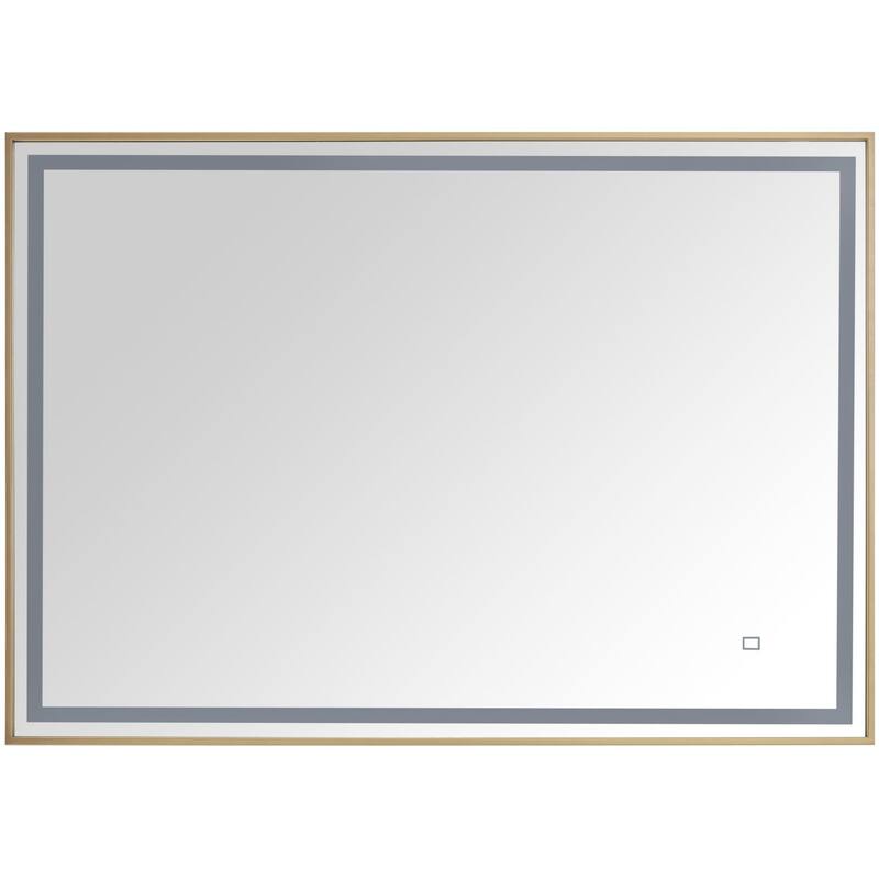Avanity LED-M39 LED 39-3/8" W x 27-9/16" H Modern Rectangular - Brushed Gold