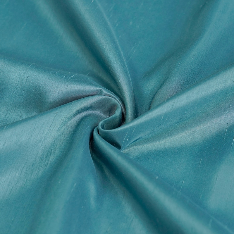 Exclusive Fabrics Vintage Textured Faux Dupioni Silk Room Darkening Curtains (1 Panel)