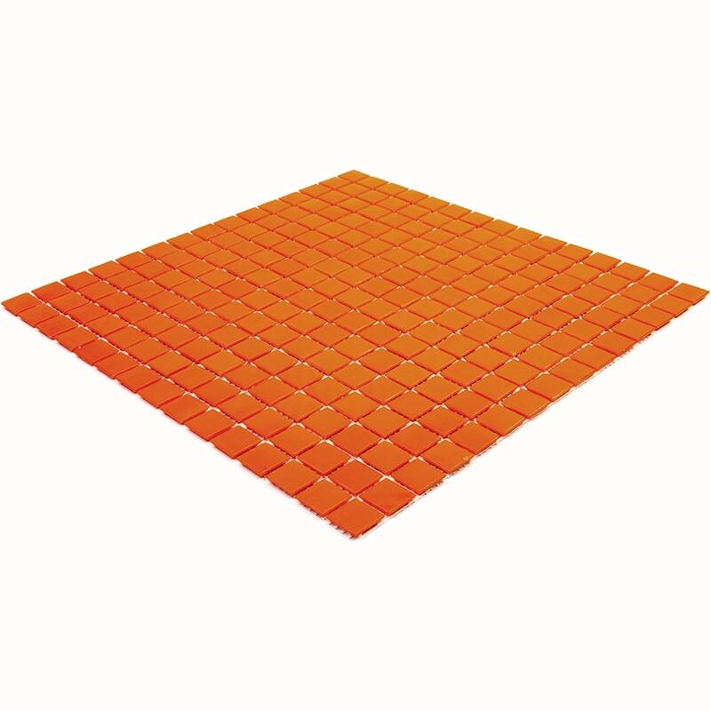 Apollo tile 12" x 12" Dune Glossy Scarlet Red Glass Tile (20 sq ft/case) - 20 Pack