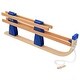 preview thumbnail 2 of 24, vidaXL Folding Sledge Wood 43.3"/46.9"