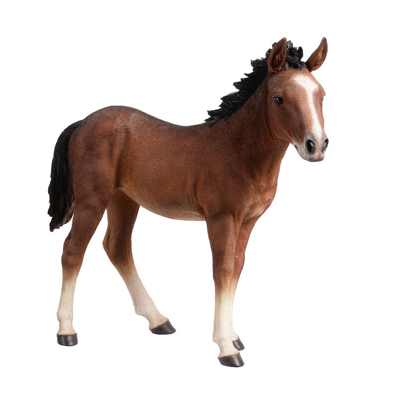 Standing Horse Outdoor Garden Statue - 15"