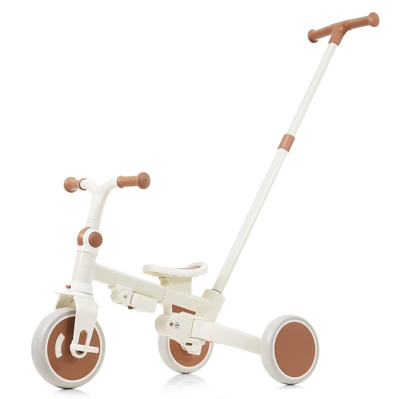 7 In 1 Baby Tricycle, Foldable Toddler Tricycle With Removable And Adjustable Parent Handle,For 12-72 Months