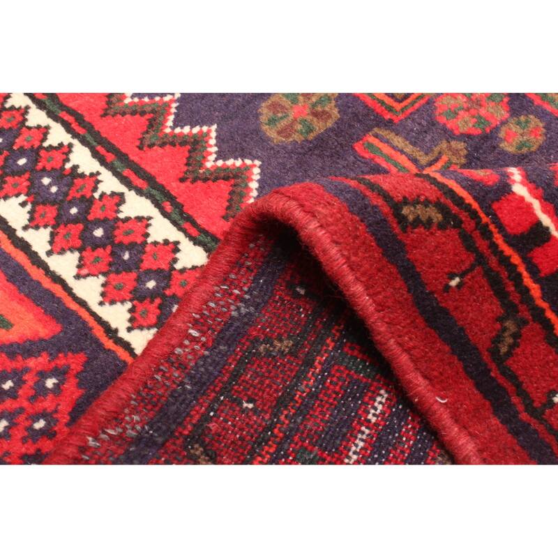 ECARPETGALLERY Hand-knotted Konya Anatolian Red Wool Rug - 4'2 x 6'8