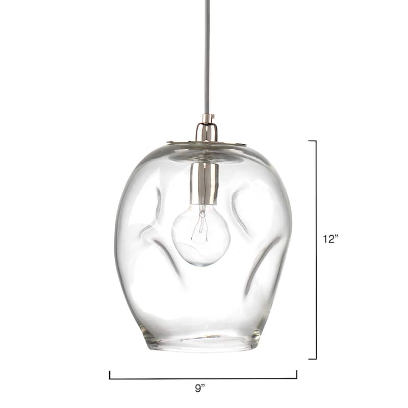 Alden Decor Dorset 1-Light Glass Pendant