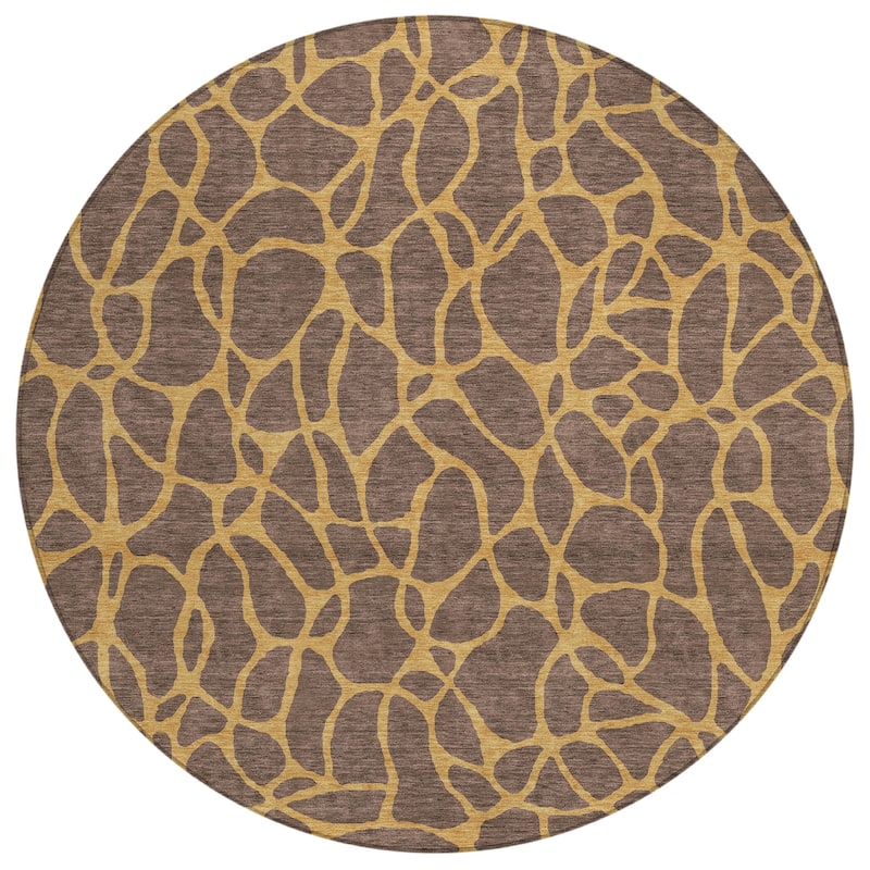 Machine Washable Indoor/ Outdoor Contemporary Chantille Rug