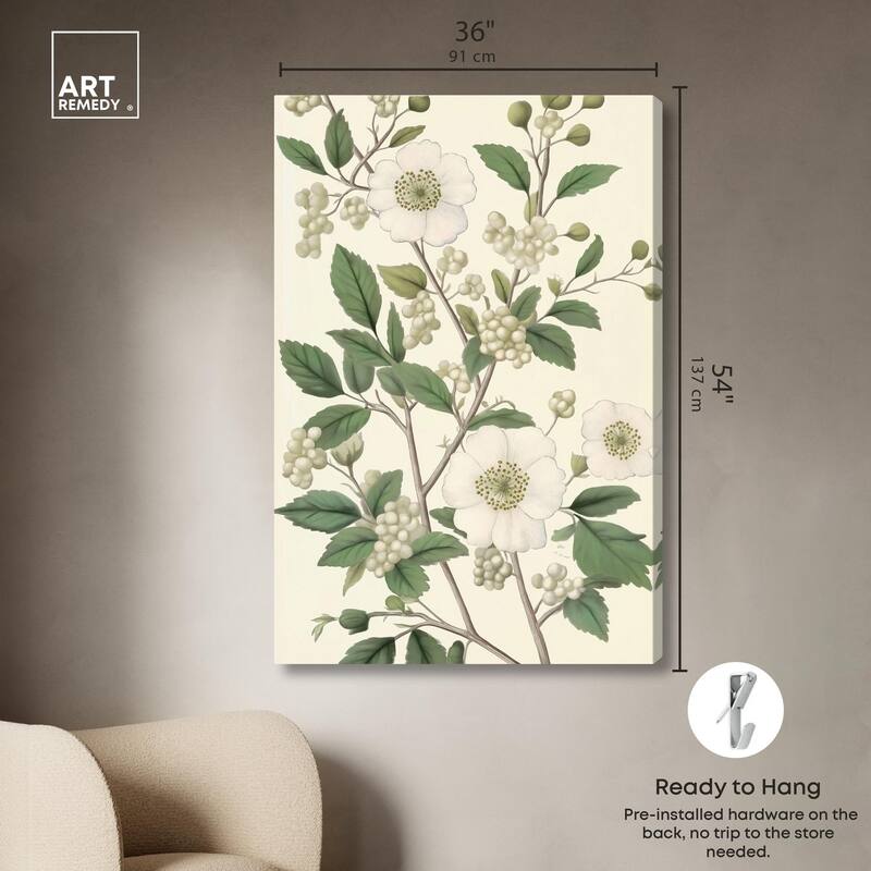 White Cherokee I Canvas by Art Remedy, Gallery Wrapped