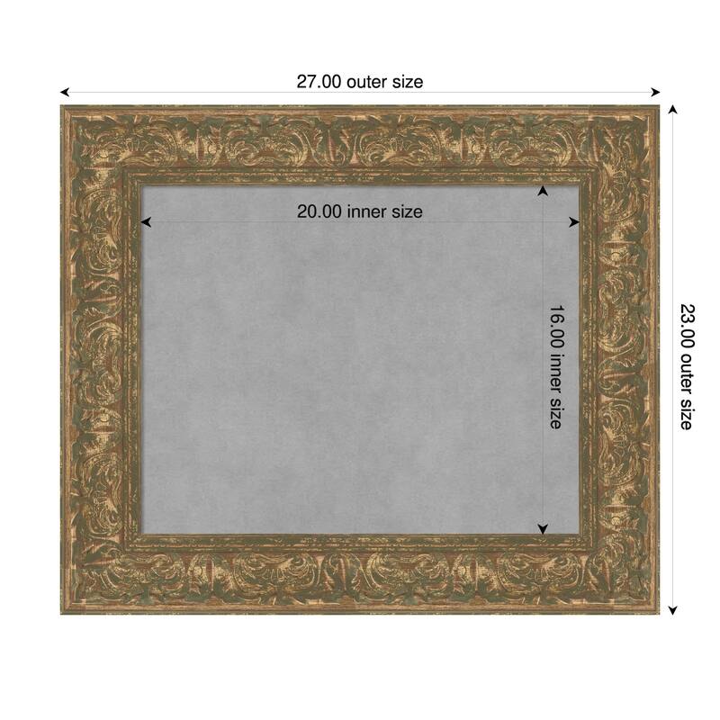Amanti Art Luxe Black Framed - 27 x 23 in - Luxe Bronze Gold