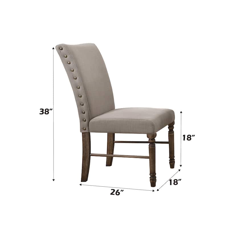 Leventis Linen Side Chair (Set Of 2)