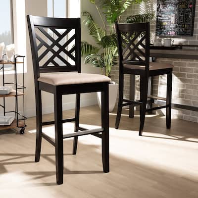 Jason Modern and Contemporary 2-Piece Bar Stool Set