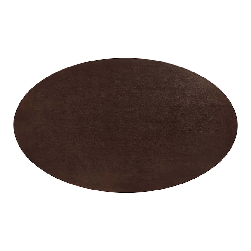 Lippa Oval Wood Top Dining Table