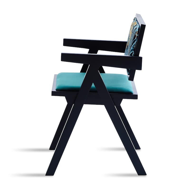 Armrest Solid Wood Dining Chair, Living Room Chair
