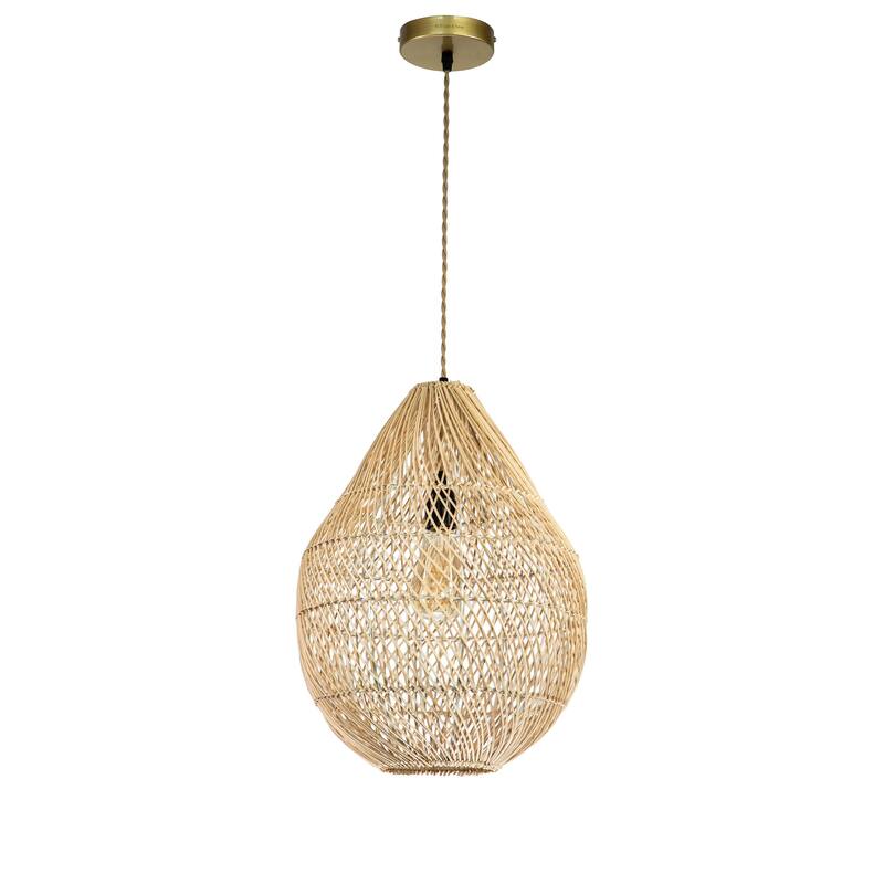 Handmade Rattan Hanging Pendant Light Bed Bath & Beyond 34442735