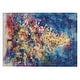 preview thumbnail 15 of 16, Machine Washable Indoor/ Outdoor Abstract Christmas Tree Chantille Rug