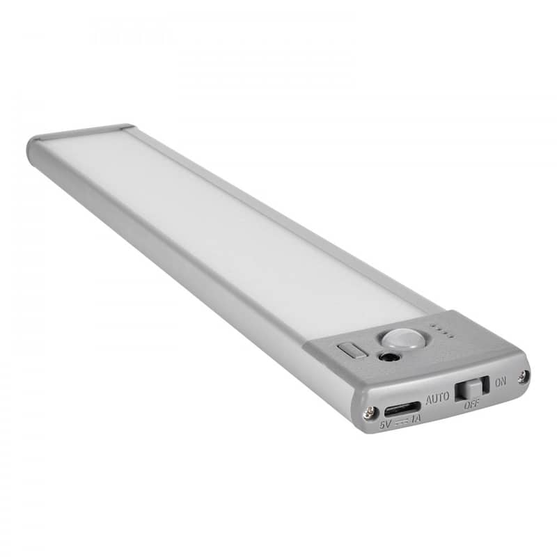 White USB Rechargeable LED Motion Sensor Lights with 4 Level Dimming - Small Size-5 PC