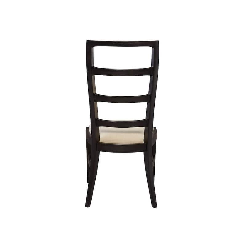 Helmes Mahogany Dining Chair. Black