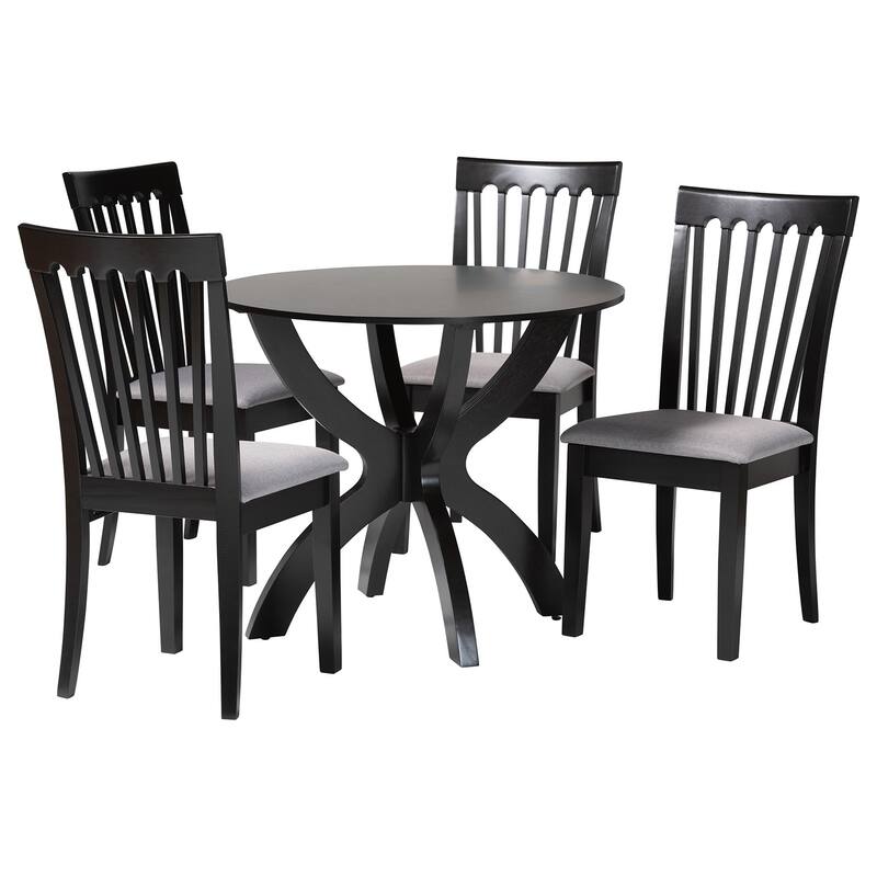 Bailey Modern and Contemporary 5-Piece Dining Set