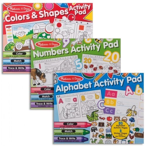 melissa and doug alphabet activity pad