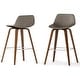preview thumbnail 14 of 147, WYNDENHALL Cacey Mid Century Modern Bentwood Counter Height Stool (Set of 2) - 20.7'' x 21.1'' x 36.6