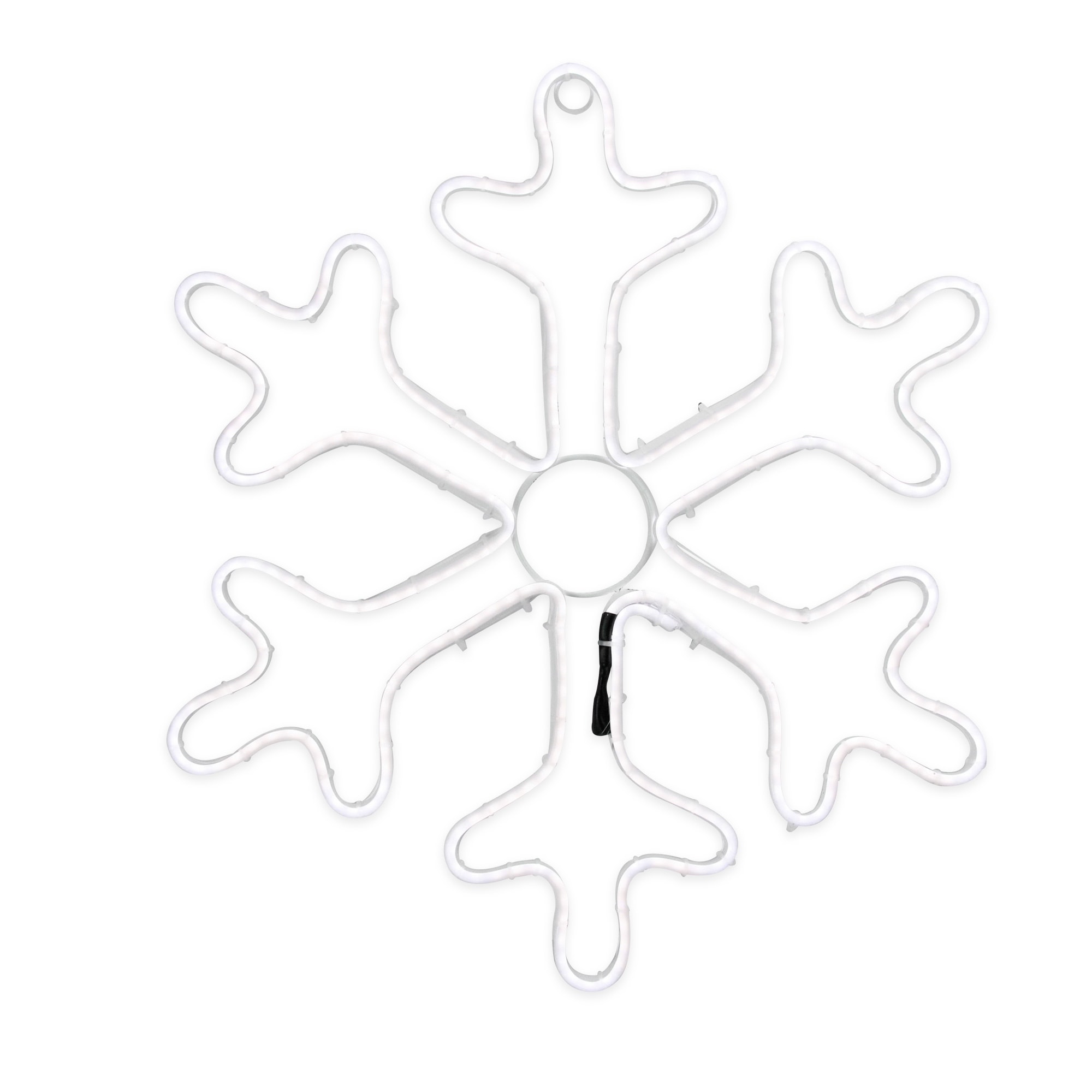 Shop 18 Neon Style Led Lighted White Snowflake Christmas Window