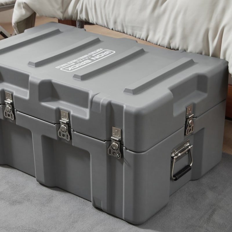 The Iron Brick® Trunk - Durable Footlocker on Wheels