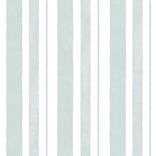 Shabby Chic by Rachel Ashwell Watercolour Stripe Blue Wallpaper
