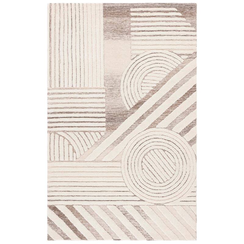 SAFAVIEH Handmade Ebony Olaug Wool Rug