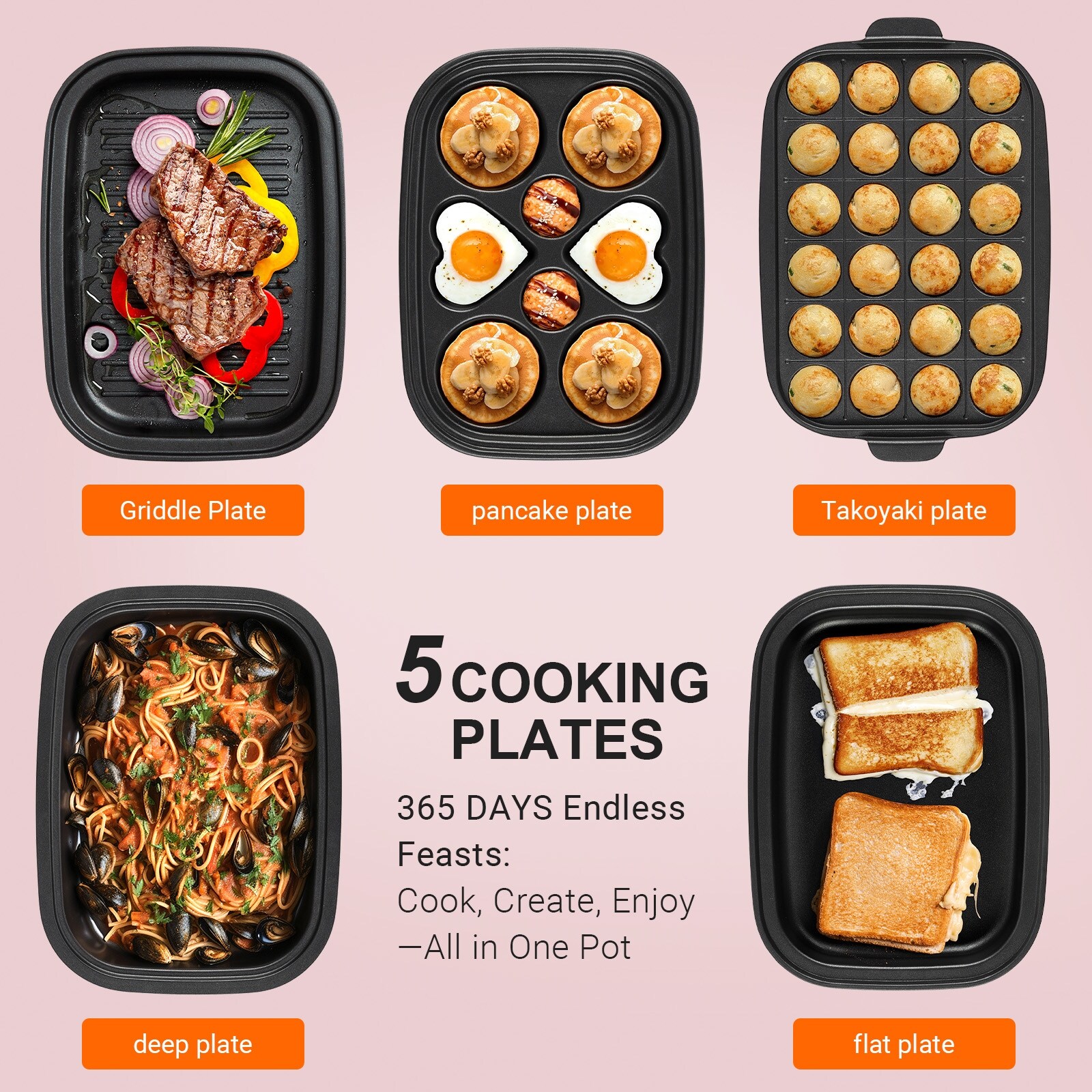 Ventray Classic Indoor Electric Grill Set