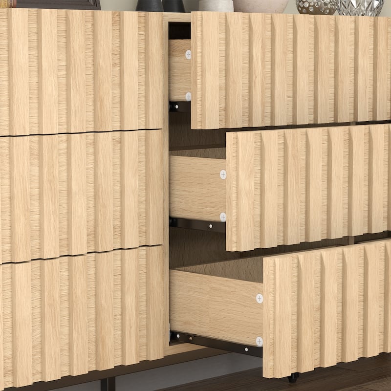9 Drawers Chest Of Dresser Storage Tower Cabinet Bedroom Organizer