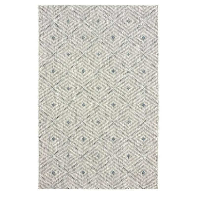 Sevita Minimal Diamonds Indoor/Outdoor Rug - 5' x 8'