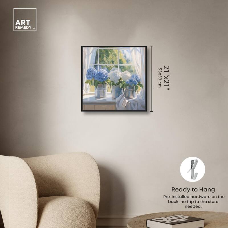 Window Bloom Canvas by Art Remedy