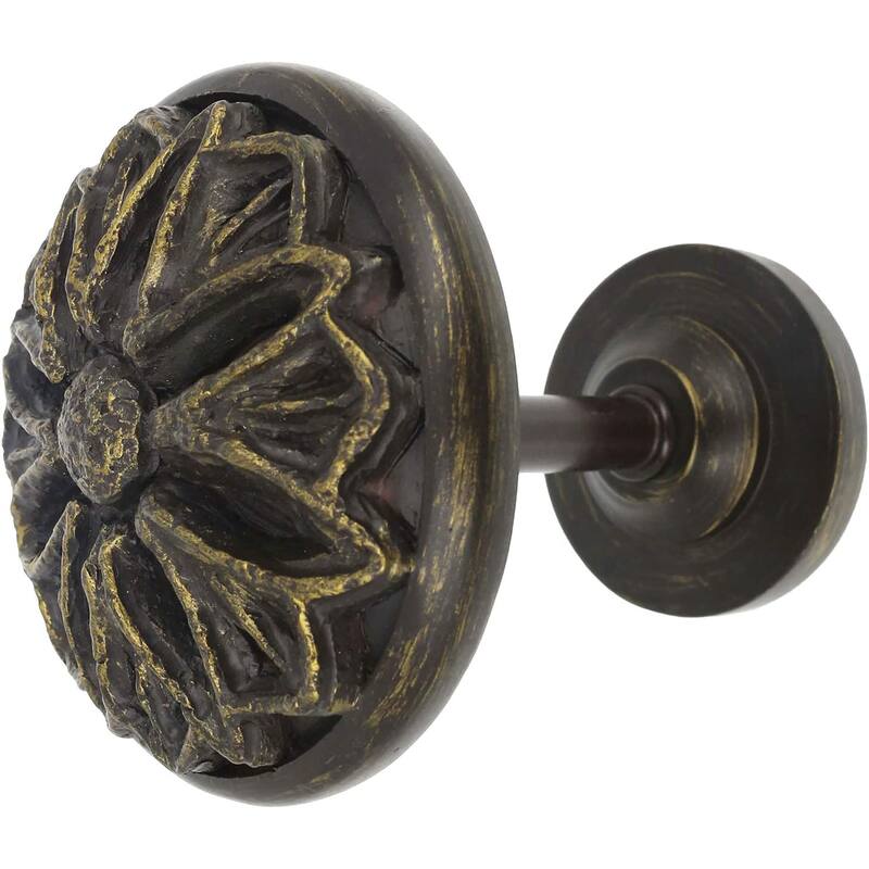 MERIVILLE Set of 2 Petal Window Drapery Medallion Holdbacks