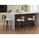 preview thumbnail 18 of 84, PU Leather Counter Height Bar Stools Set of 3/2