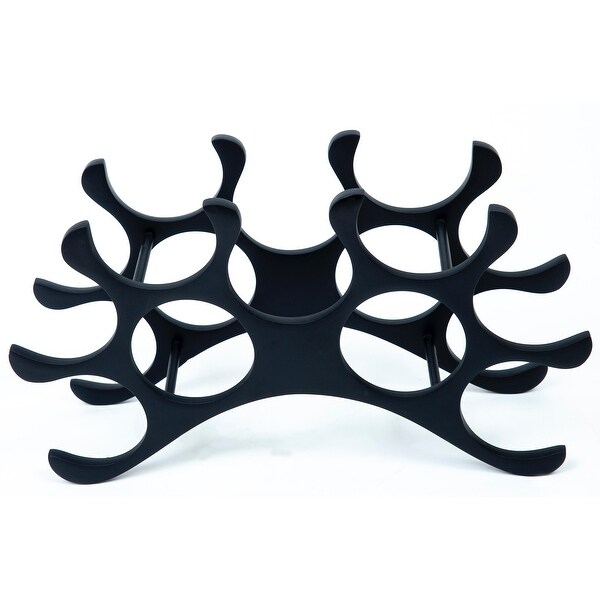 Contemporary Aluminum 9 bottle Wine Rack On Sale Bed Bath