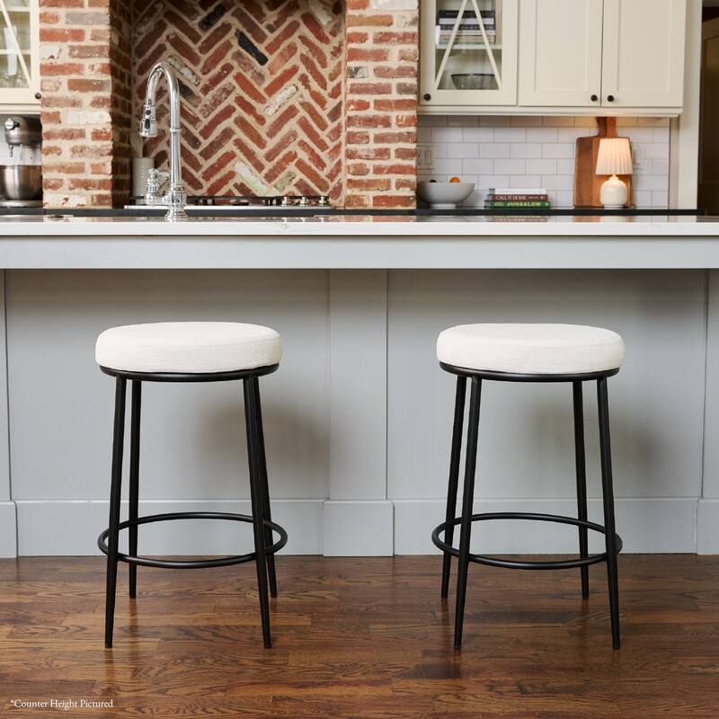 Maven Lane Stella Metal Kitchen Dining Stool