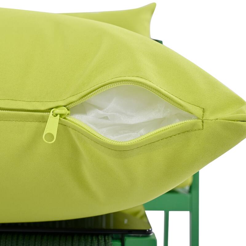 4-Piece Rope Patio Furniture Set, Outdoor Conversation Set Camping Chairs Set wTempered Glass Table & Thick Cushion for Backyard