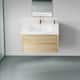 Option Oak Natural Wood + Antique White