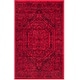 preview thumbnail 93 of 166, SAFAVIEH Adirondack Cheyenne Rustic Oriental Medallion Rug 2'6" x 4' - Red/Black