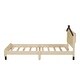 preview thumbnail 51 of 53, Platform Bed with House-shaped Headboard and Motion Activated Night