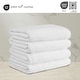 preview thumbnail 10 of 10, CTT Arsenal %100 Turkish Cotton White Bath Towel Set of 4 - 27" x 54"